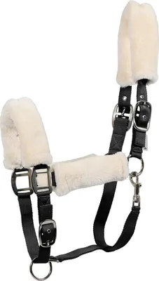 Produktbild von Waldhausen Halfter Fluffy Schwarz WB