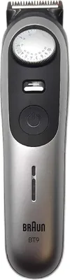 Produktbild von Braun BeardTrimmer 9 BT9520, Waschbar, Akku, Schwarz, Grau