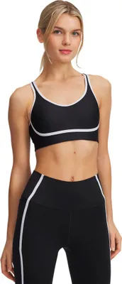 Productafbeelding van Under Armour Infinity Piped Sportbeha, medium ondersteuning, zwart, maat L / D-DD, dames, zwart, maat L