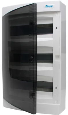 Immagine prodotto di Scatola di distribuzione da incasso KOPP N36C, IP40, con porta, 3 file, 36 poli