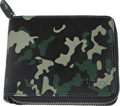 Produktbild von Zippo Geldbörse 2006055 Leder Camouflage grün mit Reißverschluss Herren