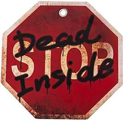 Produktbild von Schild My Other Me Stop Dead Inside 24 x 0,5 x 24 cm (24 x 0,5 x 24 cm)