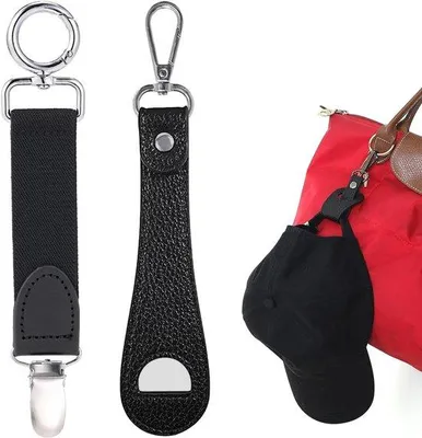 Produktbild von Famanu Hoedclips für Reisen - Praktische Clips - Zwei Designs - 18,8 x 5,1 cm