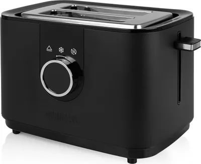 Produktbild von Princess 142360, 2 Scheibe(n), Schwarz, Silber, Edelstahl, Niveau, Drehregler, 920 W, 230 V