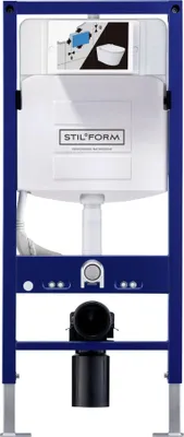 Produktbild von Stilform WC Vorwandelement mit Dusch-WC Anschluss Spülkasten 112 cm für Wand-WC