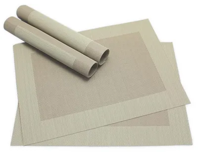 Produktbild von Tischsets BORDA 4er Set Beige als Tischuntersetzer