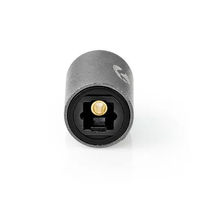Immagine prodotto di Adattatore TosLink | TosLink femmina | TosLink femmina | Dritto | Metallo | Grigio con metallo | 1 pz. | Scatola