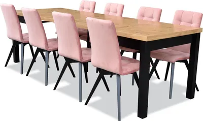 Immagine prodotto di Mobili moderni per la sala da pranzo Tavolo da pranzo + 6 sedie Set completo 7pc Set Group