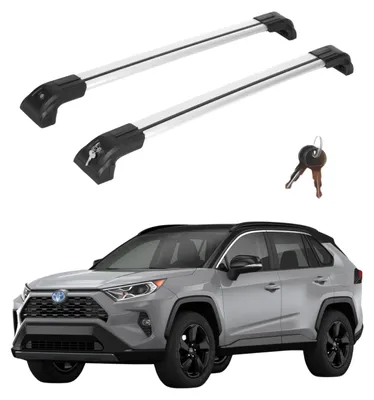 Obrázok produktu pre Strešný nosič pre Toyota RAV4 od roku 2019 s integrovanými lyžinami Erkul STRONG
