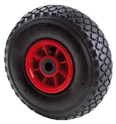 Obrázok produktu pre PNEUMATICKÉ KOLESO PRE VOZÍKY S PLASTOVÝM DISKOM, Č. 41 AVO 260x85 mm – nosnosť 150 kg