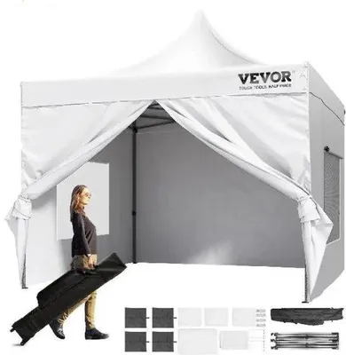 Image de Tente blanche imperméable 305 x 305 x 320 cm