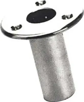 Image de Support de table Plastimo en laiton chromé En forme de C 80 x 72 mm 80 x 72 mm