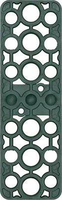 Produktbild von GV Unterlegplatte, 160 x 50 x 3 mm, Kunststoff grün