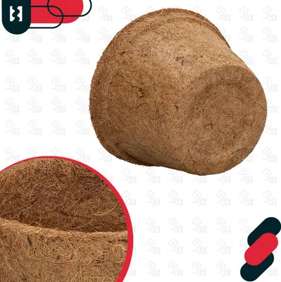 Produktbild von KOTARBAU® Blumentopf Pflanztopf aus Kokosfaser 18 x 11,5 cm