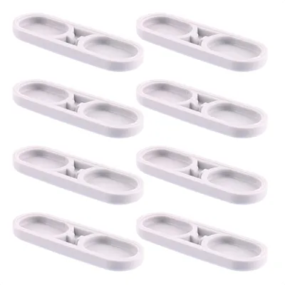 Produktbild von WAGNER QuickClick® Stuhlgleiter Kunststoffgleiter TANDEM HYPER - 8er-Set Ersatzgleiter 39 x 12 mm, DE Ware - 15791900