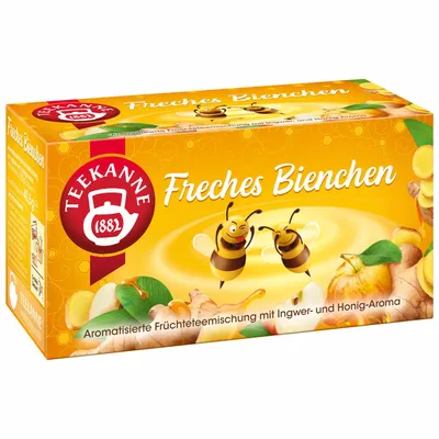 Image de Teekanne Freches Bienchen Thé aux fruits emballé individuellement paquet de 18