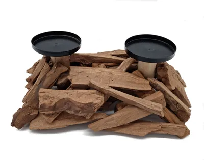 Obrázok produktu pre Svietnik na 2 sviečky - Driftwood 30x18 cm