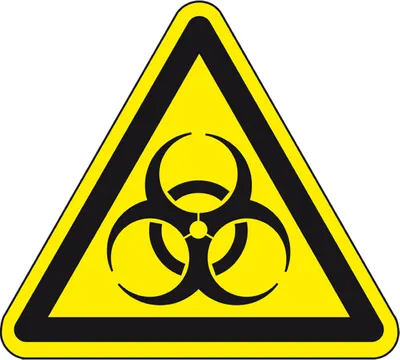 Produktbild von Dreifke® Warnschild Warnung vor Biogefährdung, ASR/ISO, Kunststoff, SL 300mm