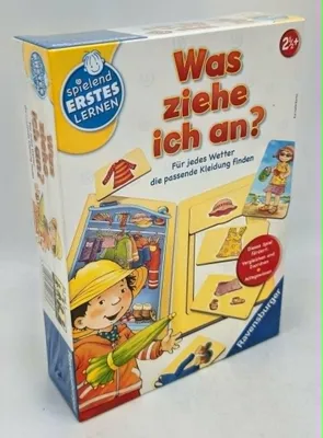 Produktbild von Ravensburger Spielend Erstes Lernen Zuordnungs Legespiel Was ziehe ich an? 24736