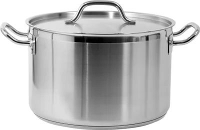 Image de Casserole moyenne avec couvercle, 16,1 l, acier inoxydable, 32 x 20 cm