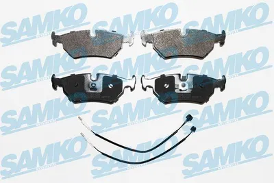 Obrázek produktu pro Brzdové destičky SAMKO, kotoučová brzda, model 5SP497