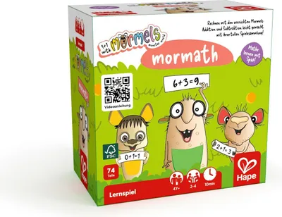 Produktbild von Hape Mormath Lernspiel Mathematik Zahlenraum 0-20 Addition Subtraktion