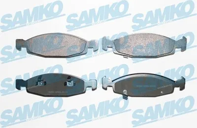 Produktbild von SAMKO Bremsbeläge Satz Vorne Bremsklötze für JEEP GRAND CHEROKEE II (WJ, WG) 5SP840