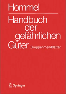 Obrázok produktu pre Handbuch der gefährlichen Güter. Gruppenmerkblätter