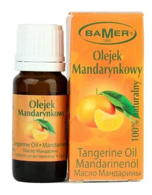 Produktbild von BAMER | Vonný olej v sklenenej fľaštičke 7 ml - Vôňa mandarínky - Vôňa do izby a aromaterapia - Ideálny na vonné tyčinky, masážne prísady