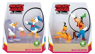 Produktbild von "Micky & Friends" Figuren 7cm 4er Set (Daisy, Donald, Goofy, Pluto) Sammelfiguren Spielfiguren