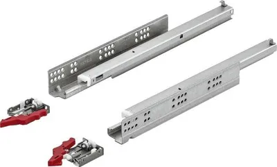 Image de Coulisse Sous Tiroir Häfele 450mm Sortie Totale, Discrétion Et Fluidité - Häfele