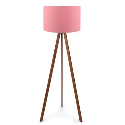 Image de Opviq, AYD-1530, Lampadaire, rose, MDF, 38 x 38 x 140 cm