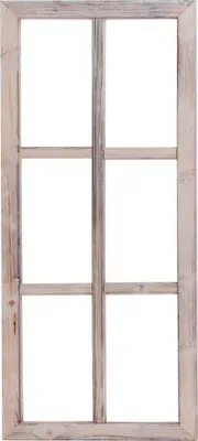 Produktbild von UNUS Deko-Holzfenster aus Altholz vintage 76 x 32 x 2 cm