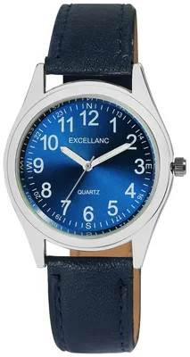 Produktbild von Excellanc Herren-Uhr mit Kunstlederions-Armband