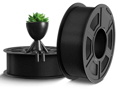 Productafbeelding van PETG filament, 1,75 mm, zwart, 2 kg