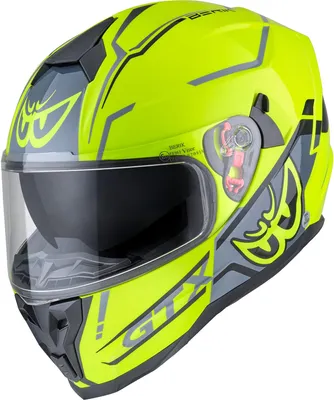 Produktbild von Berik FF869 Arok Helm, fluo-gelb/schwarz/grau, M
