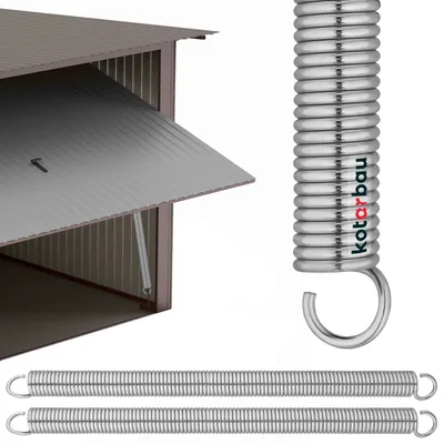 Obrázok produktu pre KOTARBAU® Sada 2 pružín garážových brán Drôt 570 mm Torzná pružina Napínacia pružina garážovej brány Garážová brána