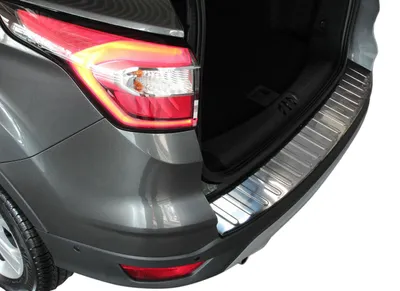 Image de Protection de bas de caisse en acier inoxydable V2A, pour Ford Kuga 2, à partir de 2012