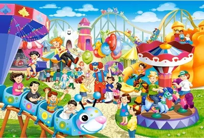 Obrázek produktu pro CASTORLAND puzzle 40 MAXI dílků - Zábavní park