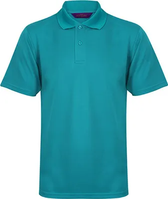 Immagine prodotto di Henbury H475 | Polo da uomo Coolplus Wicking / Micro-Piqué - Colore: Giada brillante - Taglia: S