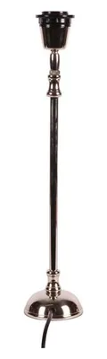 Zdjęcie produktu dla Podstawa lampy stołowej, wysokość 45 cm - srebrna - mosiężna