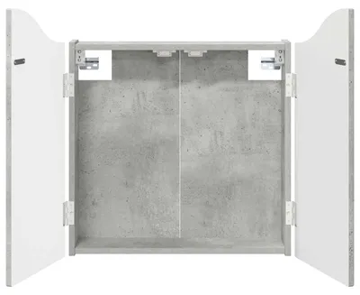 Productafbeelding van vidaXL Dartbordkast, betonkleur, 56 x 12 x 63 cm, houtvezel