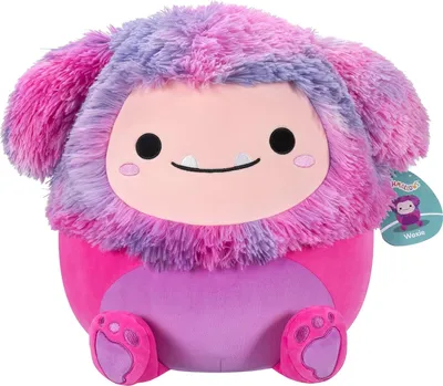 A plush toy monster named Woxie is shown against a white background.