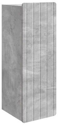 Image de Armoire Murale Gris béton 33 x 34,5 x 94 cm Bois d'ingénierie