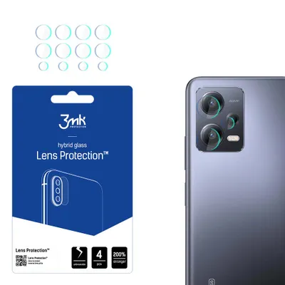 Produktbild von 3mk Hybridglas Lens Protection für Redmi Note 12 Pro Kamera Objektiv Kameralinse 0,16mm 6H (4 Stück)