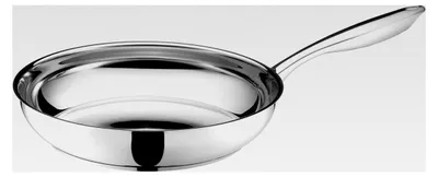Produktbild von Tavos Serie, Bratpfanne 28 cm, Induktionspfanne für alle Herdarten, unbeschichtet, spülmaschinenfest, ofenfest, Edelstahl 18/10