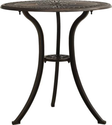 vidaXL 3dílná sada Bistro Set Litý hliník Bronz
