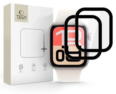 Obrázek produktu pro Tech-Protect Glass Flex+ 2 ks pro Apple Watch 40 mm - černá