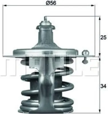 Zdjęcie produktu dla Termostat Subaru 78C
