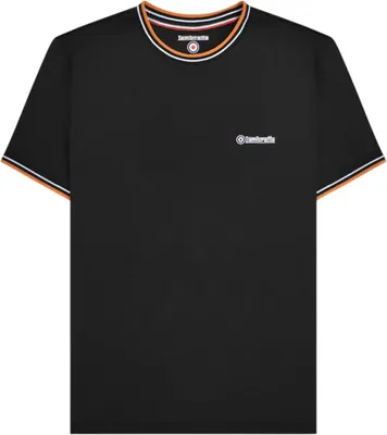 Produktbild von Lambretta - "AW24" T-Shirt für Herren LB188 (XXL) (Schwarz/Weiß/Orange)